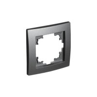 McPower „Flair“ Rahmen 1-fach anthrazit – 81x81mm, IP20