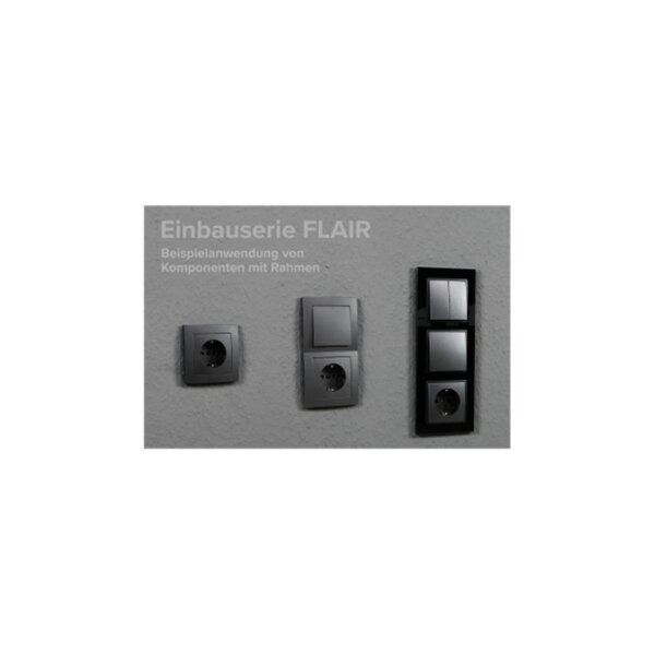 McPower Flair Flur Set 13-teilig Anthrazit | Schalter & Steckdosen