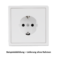 Schutzkontakt-Steckdose McPower Shallow 250V~/16A, UP, Steckanschluss, weiß