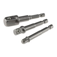 Steckschlüssel Adapter Set Sechskant auf 1/4" 1/2" 3/8" Vierkant Stecknuss-Adapter