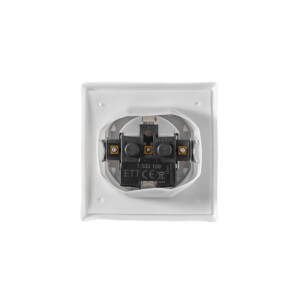 Schutzkontakt-Steckdose McPower Flair, 250V~/16A, UP, IP44, weiß
