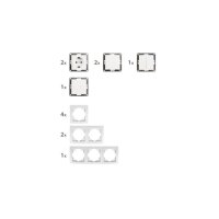 McPower Flair Flur-Set, 13-teilig, Schalter & Steckdosen, weiß