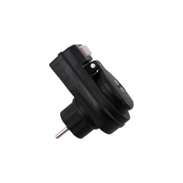 McPower Steckdosenadapter mit Schalter IP44 3500W Außen