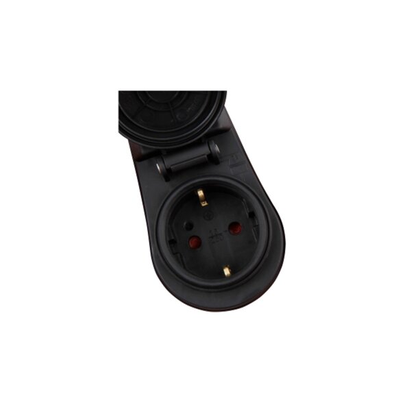 McPower Steckdosenadapter mit Schalter IP44 3500W Außen