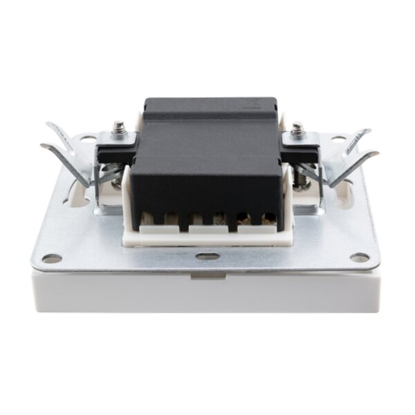 McPower Schalter „Shallow“ 250V~/10A | UP-Montage | Weiß | Orientierungsleuchte