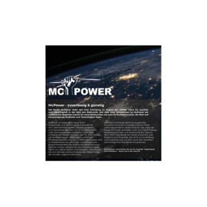 McPower FLAIR Steckdose mit USB-C PD 18W & USB-A Weiß