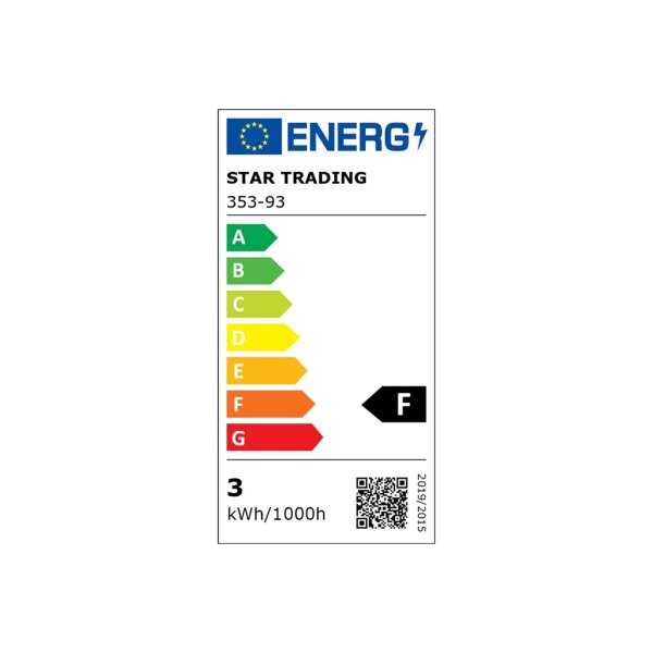 LED-Lampe E14 Decoled – 3?W, 300?lm, 4000?K, dimmbar, für Kronleuchter