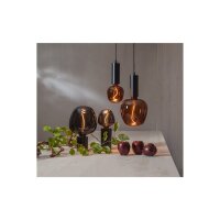 LED-Lampe E27 Decoled – 2200?K, Schwarzglas, 40?lm, dekorativ, nicht dimmbar