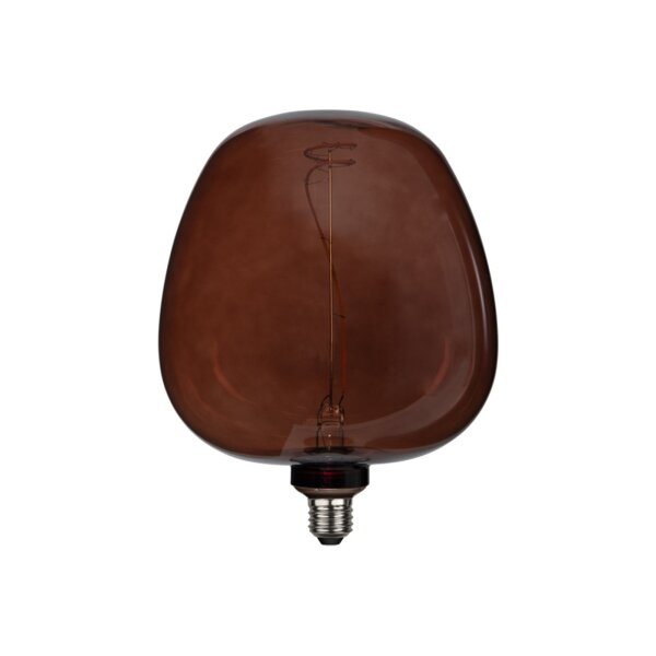 LED-Lampe E27 Decoled – 1800?K, braunes Glas, 45?lm, dekorativ, nicht dimmbar