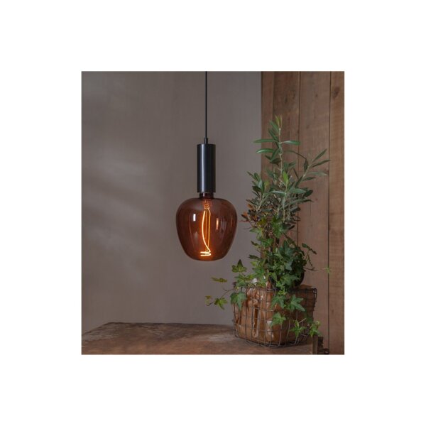 LED-Lampe E27 Decoled – 1800?K, braunes Glas, 45?lm, dekorativ, nicht dimmbar