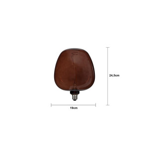 LED-Lampe E27 Decoled – 1800?K, braunes Glas, 45?lm, dekorativ, nicht dimmbar