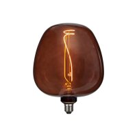LED-Lampe E27 Decoled – 1800?K, braunes Glas, 45?lm, dekorativ, nicht dimmbar