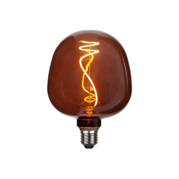 LED-Lampe E27 G125 Decoled – 1800?K, Braunglas, 45?lm, dekorativ, nicht dimmbar