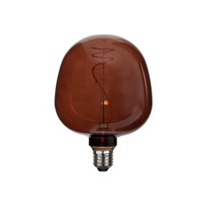 LED-Lampe E27 G125 Decoled – 1800?K, Braunglas,...