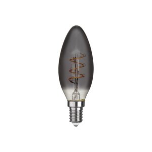 LED-Lampe E14 C35 Grace Smoke – 1800?K, Rauchglas,...