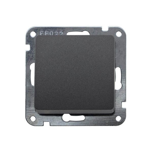 MILOS Steckdose/Schalter anthrazit – modern & kompakt