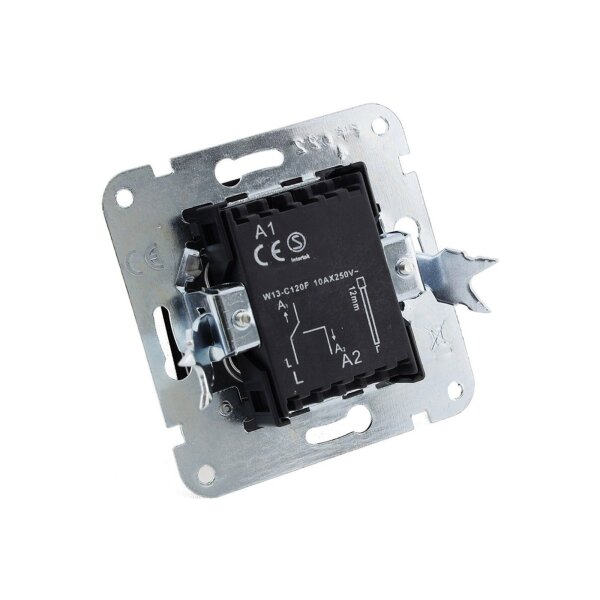 MILOS Steckdose/Schalter anthrazit – modern & kompakt