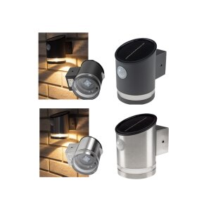 Solar Wandleuchte SWL119-ES mit PIR & LED – IP44