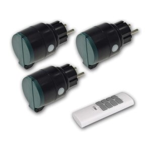 ChiliTec Pilota Casa Funksteckdosen-Set – 3x...