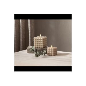 LED-Wachskerze Flamme Dot Weiß –...