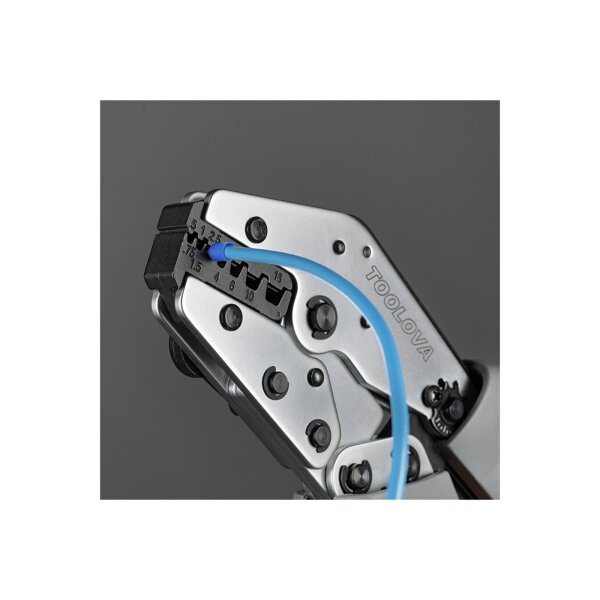 Crimpwerkzeugset mit austauschbaren Einsätzen mit crimptool TF Plus von TOOLOVA®