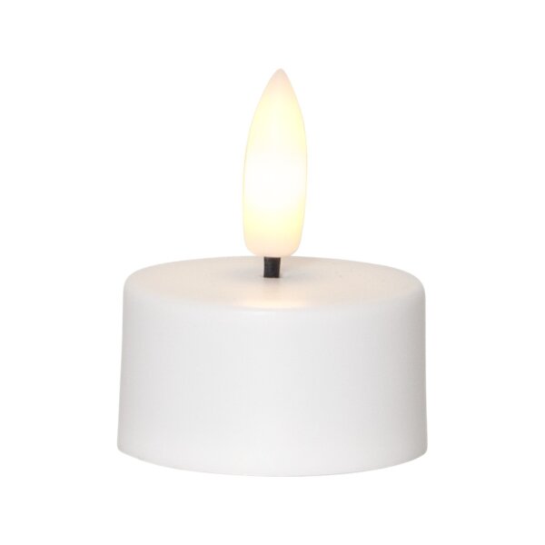 LED Teelichter 6er Pack Flamme Charge – Wiederaufladbar mit USB-Ladestation