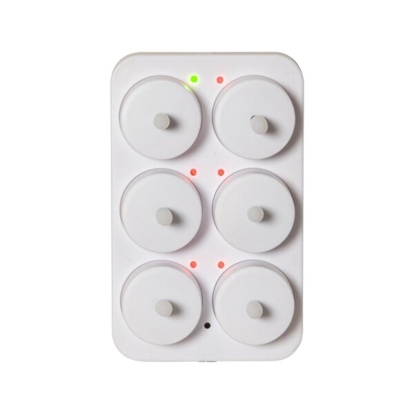 LED Teelichter 6er Pack Flamme Charge – Wiederaufladbar mit USB-Ladestation