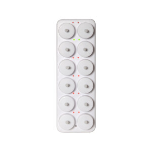 LED Teelichter 12er Pack Flamme Charge – Wiederaufladbar mit USB-Ladestation