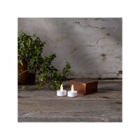 LED Teelichter 2er Pack Paulo – Warmweiß mit Timerfunktion