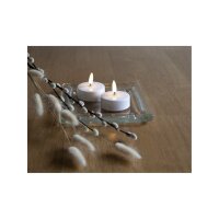 LED Teelichter 2er Pack Ø 58mm – Warmweiß mit Timerfunktion