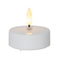 LED Teelichter 2er Pack Ø 58mm – Warmweiß mit Timerfunktion