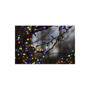 Lichterkette Berry Mini – 300 bunte LEDs für Außen, 6m mit Timer & Blinkfunktionen