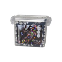 Lichterkette Berry Mini – 300 bunte LEDs für Außen, 6m mit Timer & Blinkfunktionen