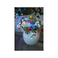 Solarlichterkette Dew Drop mit 50 LEDs RGB+W | 5?m | Solarbetrieben