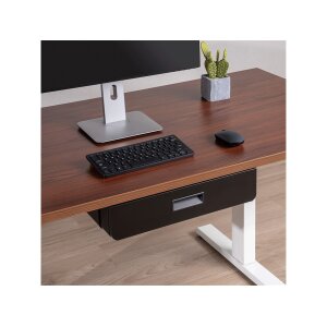 Unterbau-Schreibtischschublade Schwarz | 5?kg Tragkraft |...