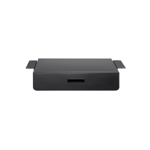 Unterbau-Schreibtischschublade Schwarz | 5?kg Tragkraft | Zur Untertischmontage