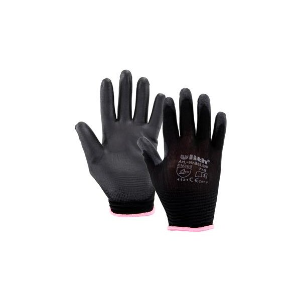 Peel Perfecter Arbeitshandschuhe – Latex, Feinstrick, grau/schwarz