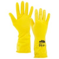 Ulith Premium Comfort Gummihandschuhe &ndash; Latex, gelb, EN 388 &amp; EN 374, lebensmittelgeeignet