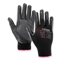 ULITH Feinstrickhandschuhe – Nitril beschichtet, schwarz, EN 388 11 / XXL