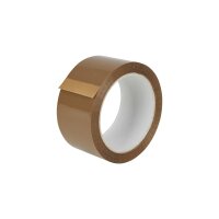 PP-Packband Low Noise 28 &micro;m &ndash; leise abrollend, 50 mm &times; 66 m, Acrylkleber, braun (Havana)