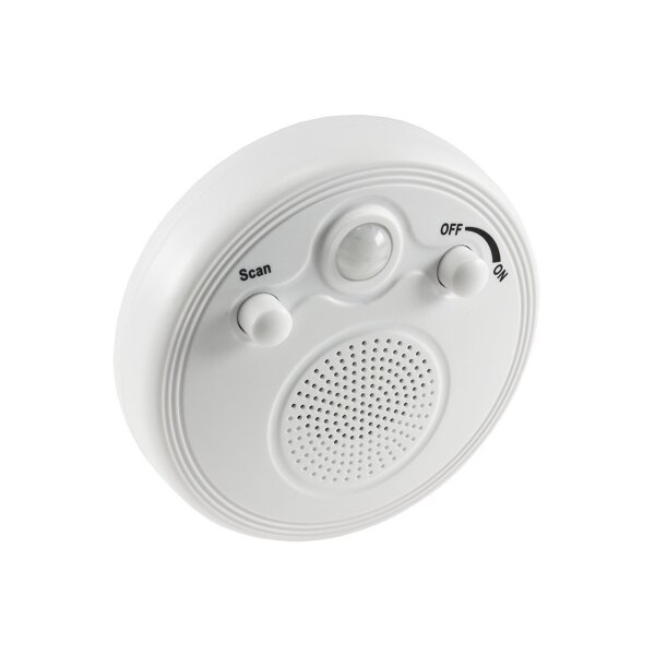 Radio mit Bewegungsmelder, FM-Radio, Batterie 3x AA, 3m Reichweite