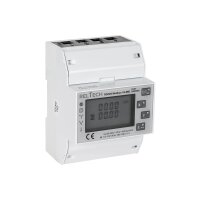Reltech Drehstromzähler digital 100A MID Modbus, 100 A, MID-geeicht, 4 TE