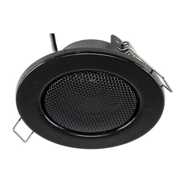 Decken-Einbaulautsprecher CTE-8W – 3?W RMS, Ø 80?mm, schwarz
