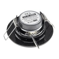 Decken-Einbaulautsprecher CTE-8W – 3?W RMS, Ø 80?mm, schwarz