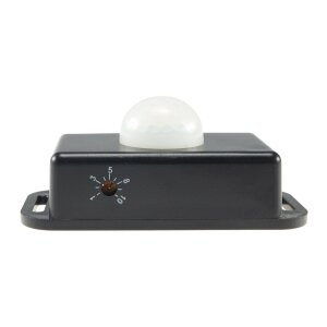 Bewegungsmelder 12–24V für LED-Stripes, 8?m Reichweite, 60° Erfassung