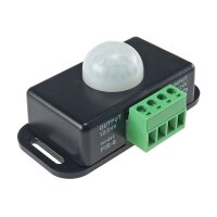 Bewegungsmelder 12–24V für LED-Stripes, 8?m Reichweite, 60° Erfassung