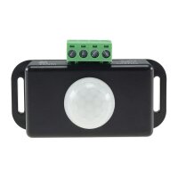 Bewegungsmelder 12–24V für LED-Stripes, 8?m Reichweite, 60° Erfassung