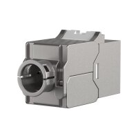 RJ45 Keystone Slimline Cat.6A – Zinkdruckguss, 10GE, vollgeschirmt