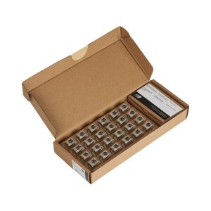 24er Set RJ45 Keystone Cat.6A Slimline – 10Gbit,...