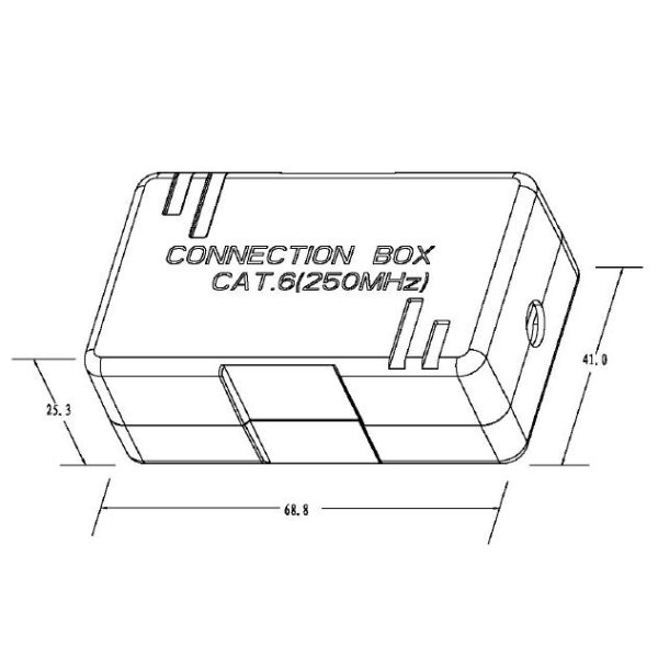Verbindungsmodul Cat.6 250?MHz mit LSA – Netzwerkkabel verlängern & reparieren